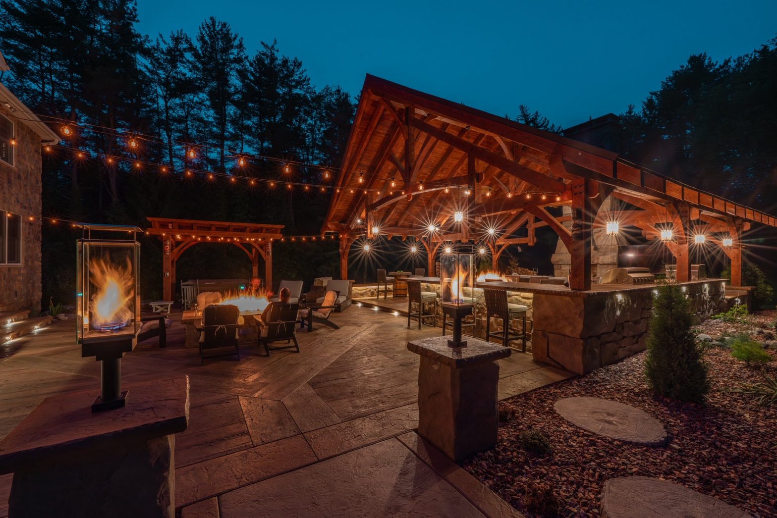 How Does Stamped Concrete Get Its Colors