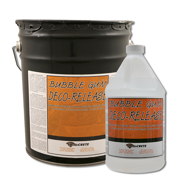 DecoCrete Bubble Gum Liquid Release